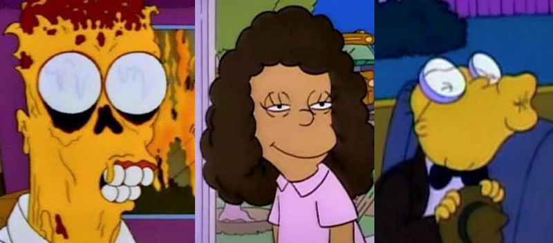 Illustration for article titled Freeze framing The Simpsons leads to wonderfully disturbing moments